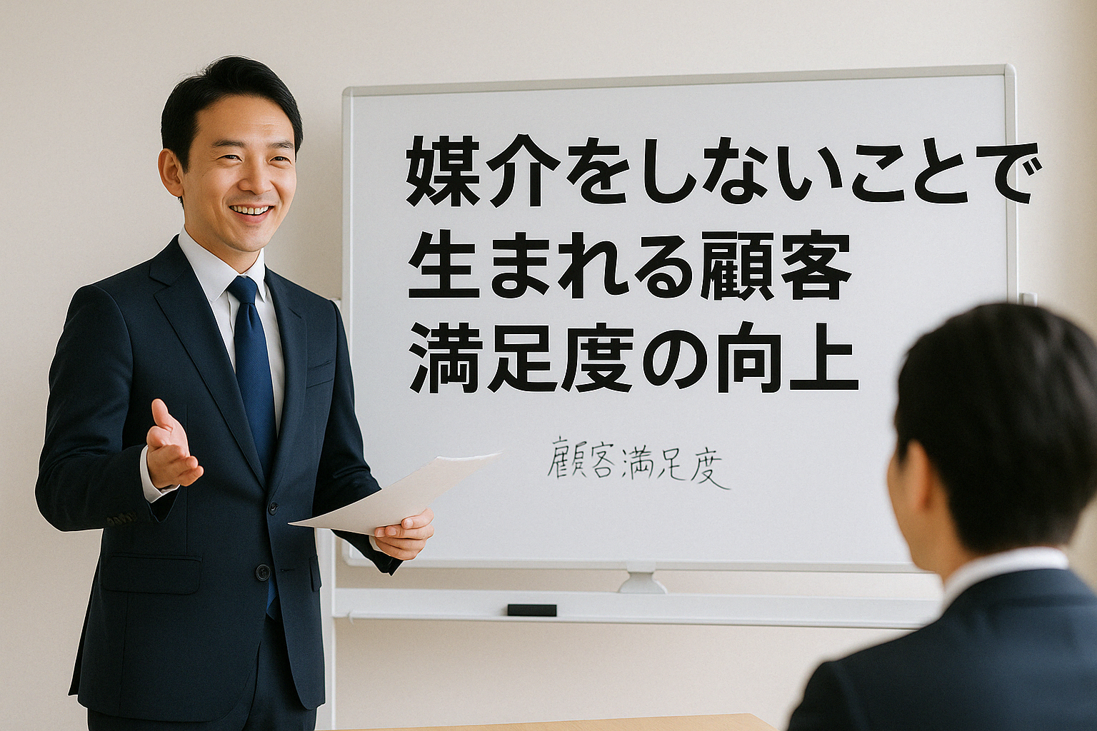 媒介をしないことで生まれる顧客満足度の向上