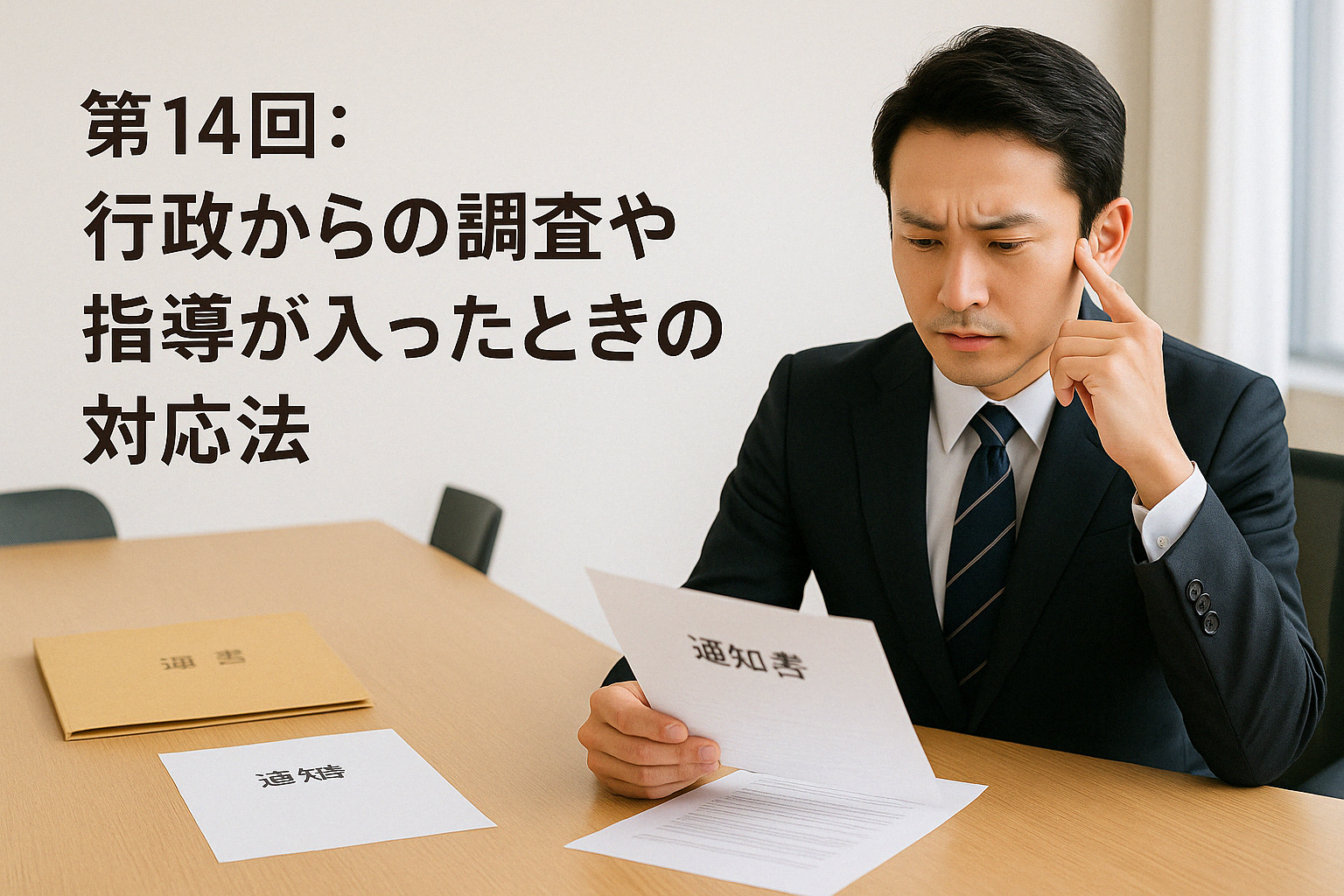 行政からの調査や指導が入ったときの対応法