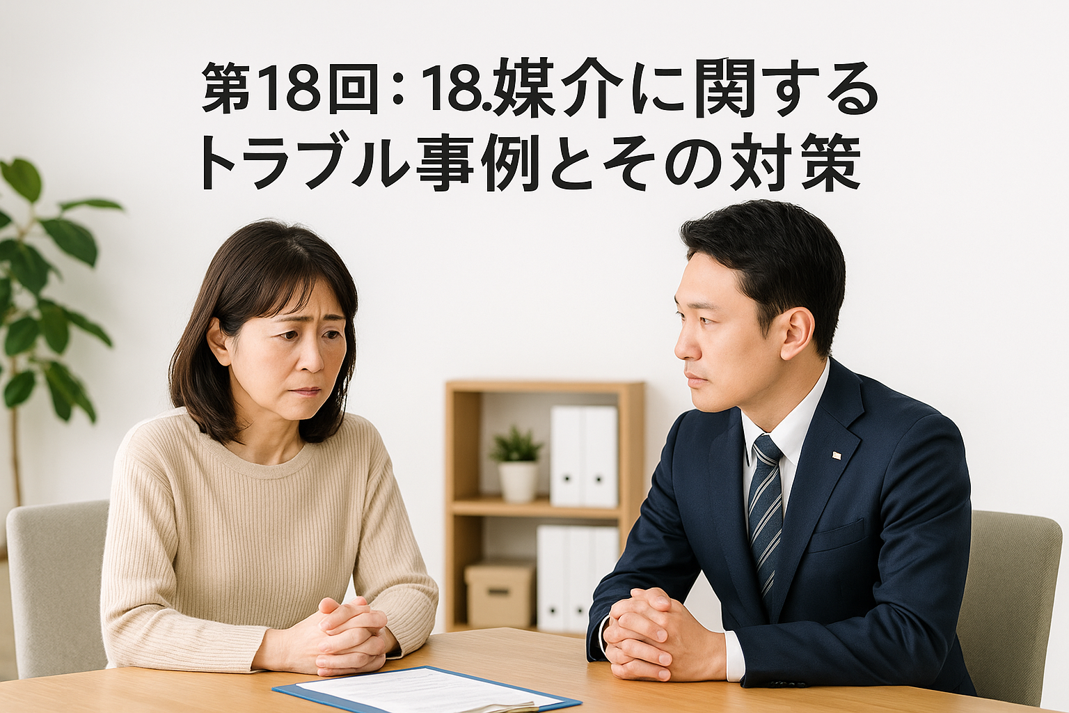 媒介に関するトラブル事例とその対策