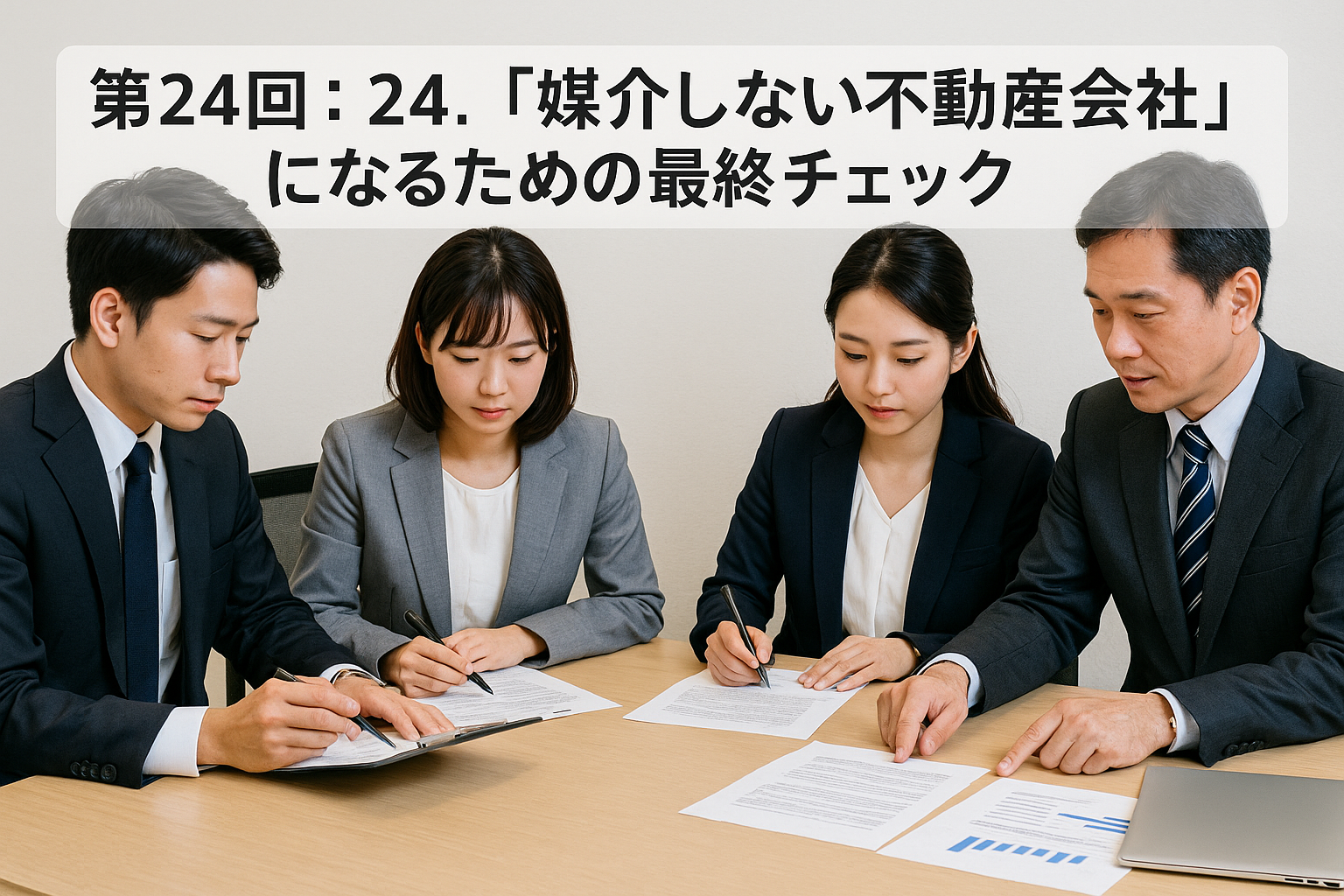 「媒介しない不動産会社」になるための最終チェック